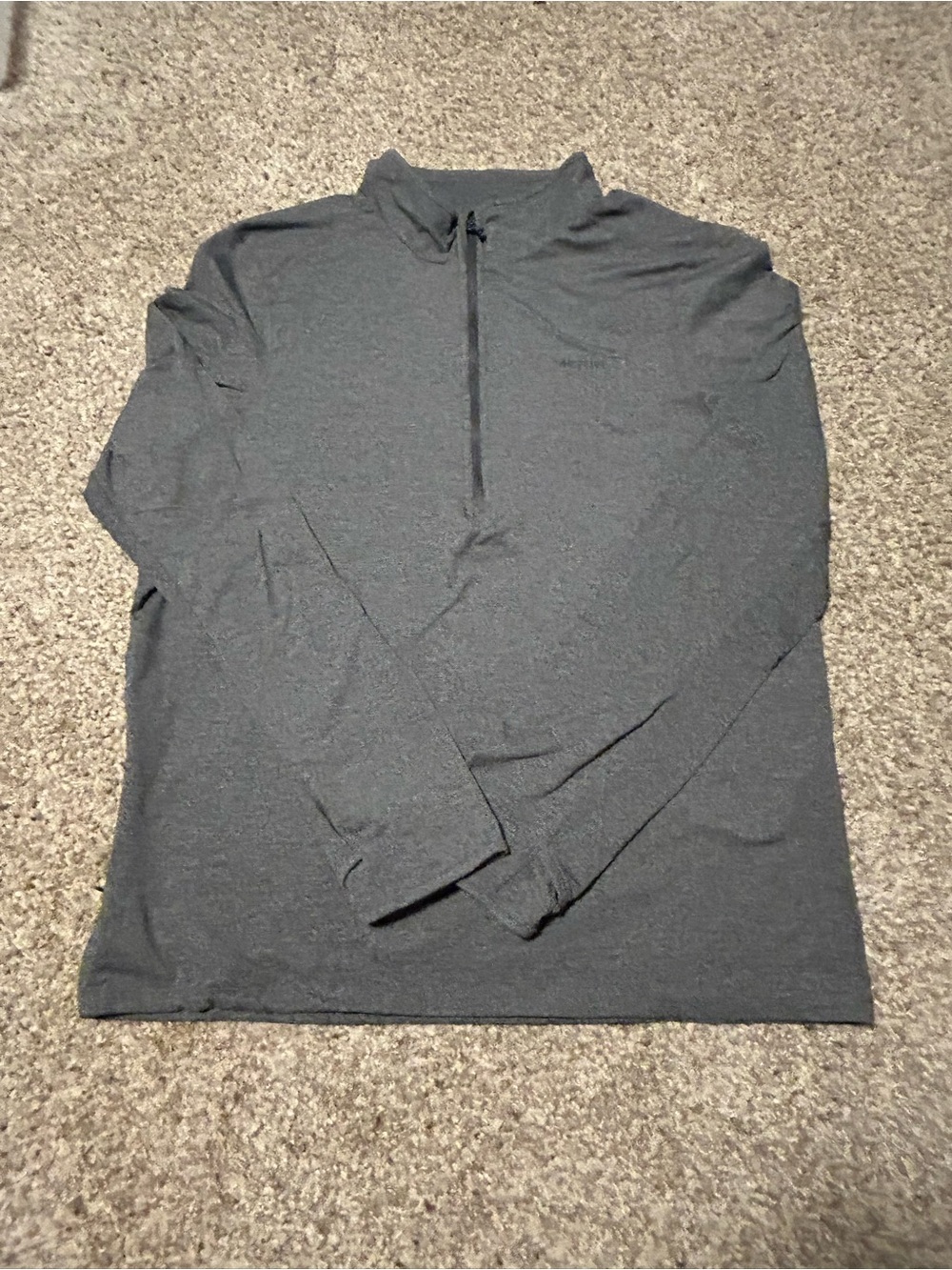 Men's Merrell Charcoal Quarter-Zip Sweater - Size M